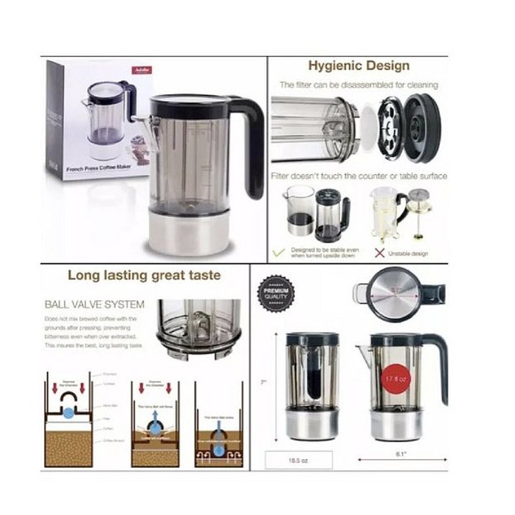 FRENCH PRESS COFFEE MAKER - Picture 3 of 5